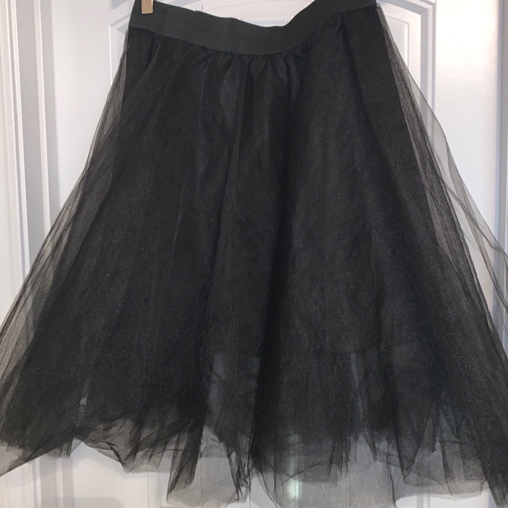 Black Tulle Skirt